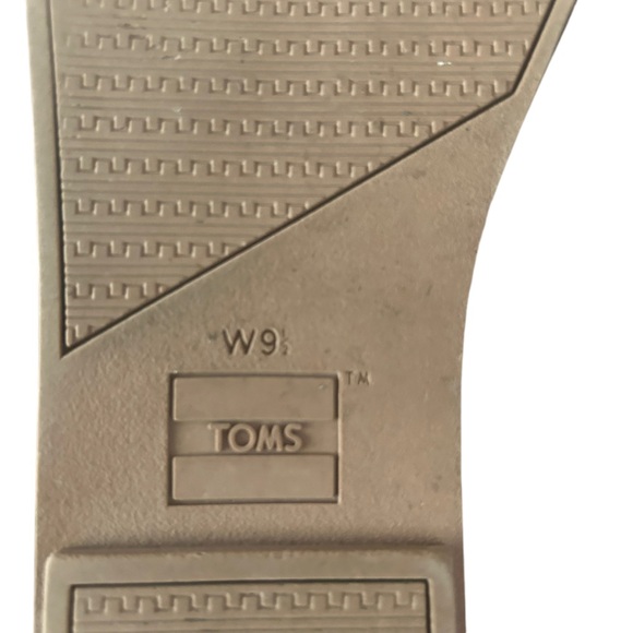 Toms Women's Sicily Black Leather Strappy Slingback Sandals Size 9 - Picture 10 of 11